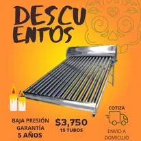 Descuento calentador solar