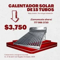 Calentadores solares y accesorios